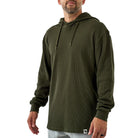 Men's Burlebo Mallard Green Thermal Hoodie 