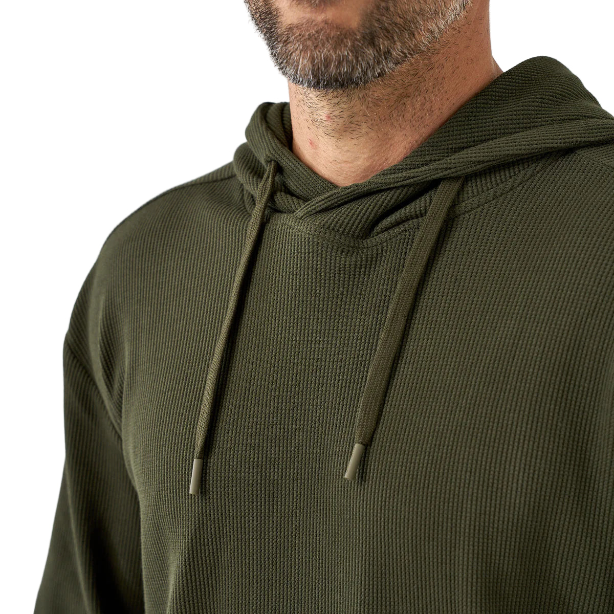Men's Burlebo Mallard Green Thermal Hoodie 