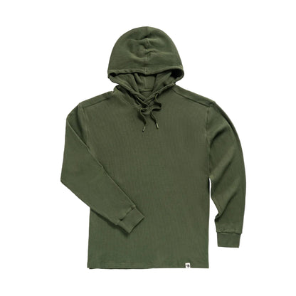 Men's Burlebo Mallard Green Thermal Hoodie 