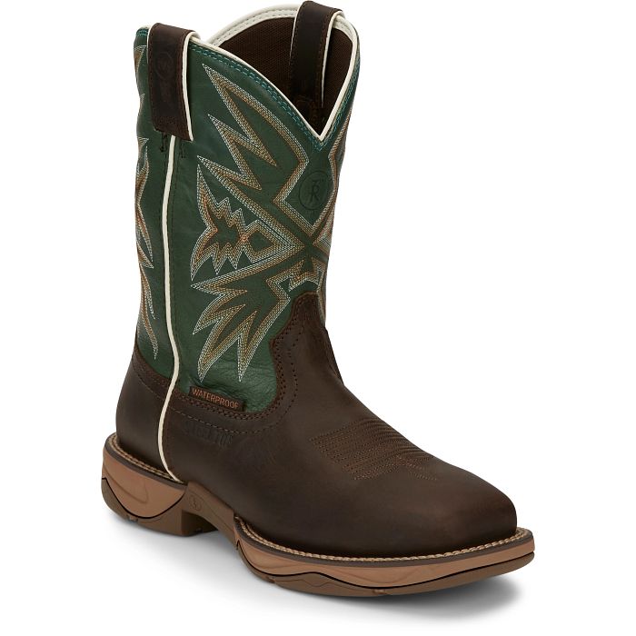 Men's Tony Lama Bartlett 11" Waterproof Steel Toe Work Boot RR3360 - Crazy House Western Wear