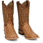 Tony Lama Men's Brandy Brown Juan 11" Full Quill Ostrich HE6276