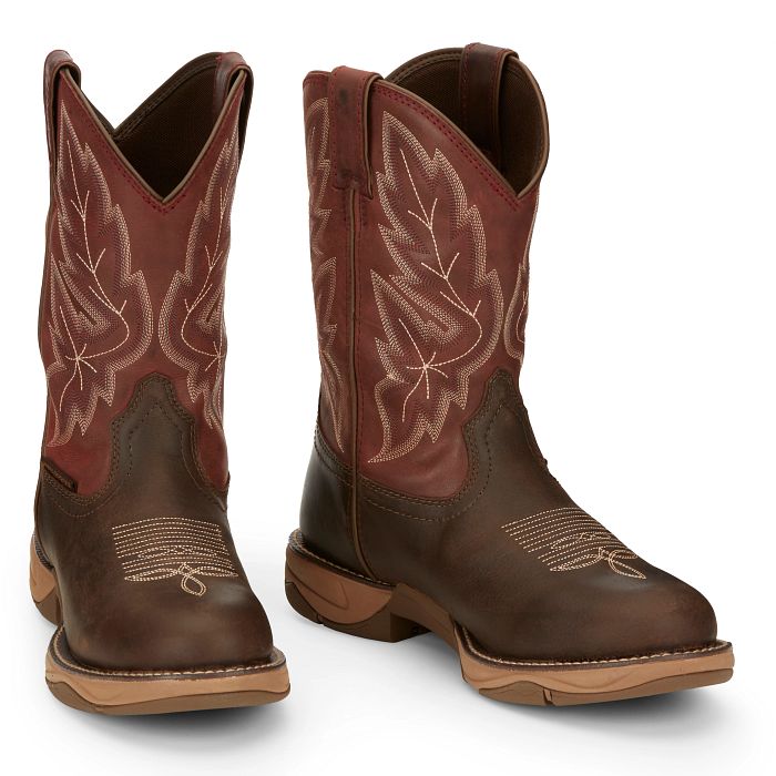 Men's Tony Lama Mankato 11" Wide Round Toe Waterproof Work Boot RR3362 - Crazy House Western Wear