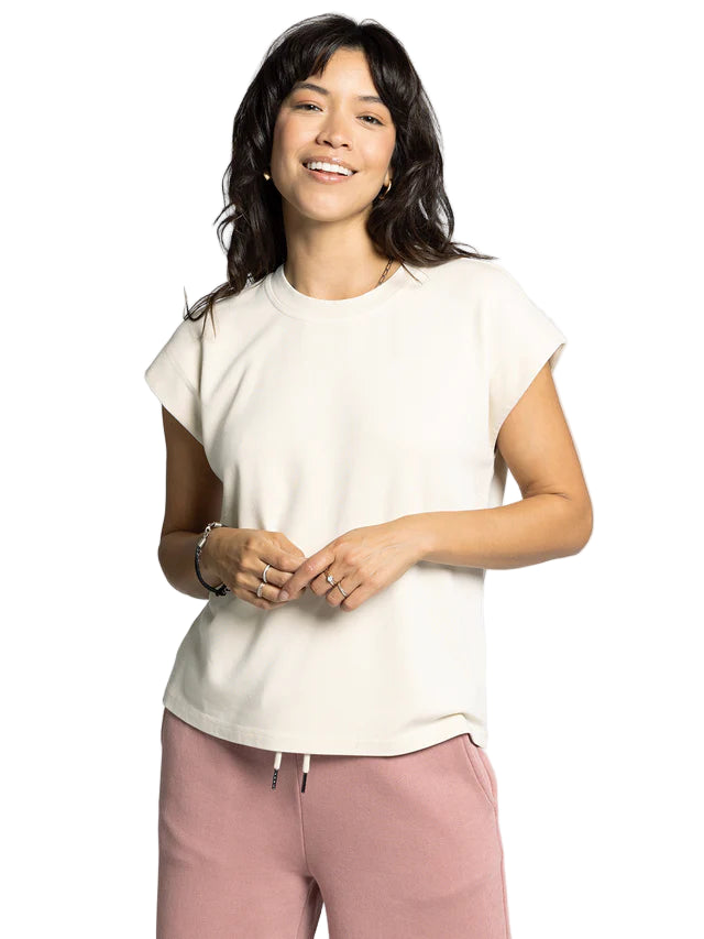 Women's Thread and Supply Bella Tee Off White T4604MBITS