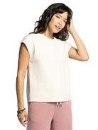 Women's Thread and Supply Bella Tee Off White T4604MBITS