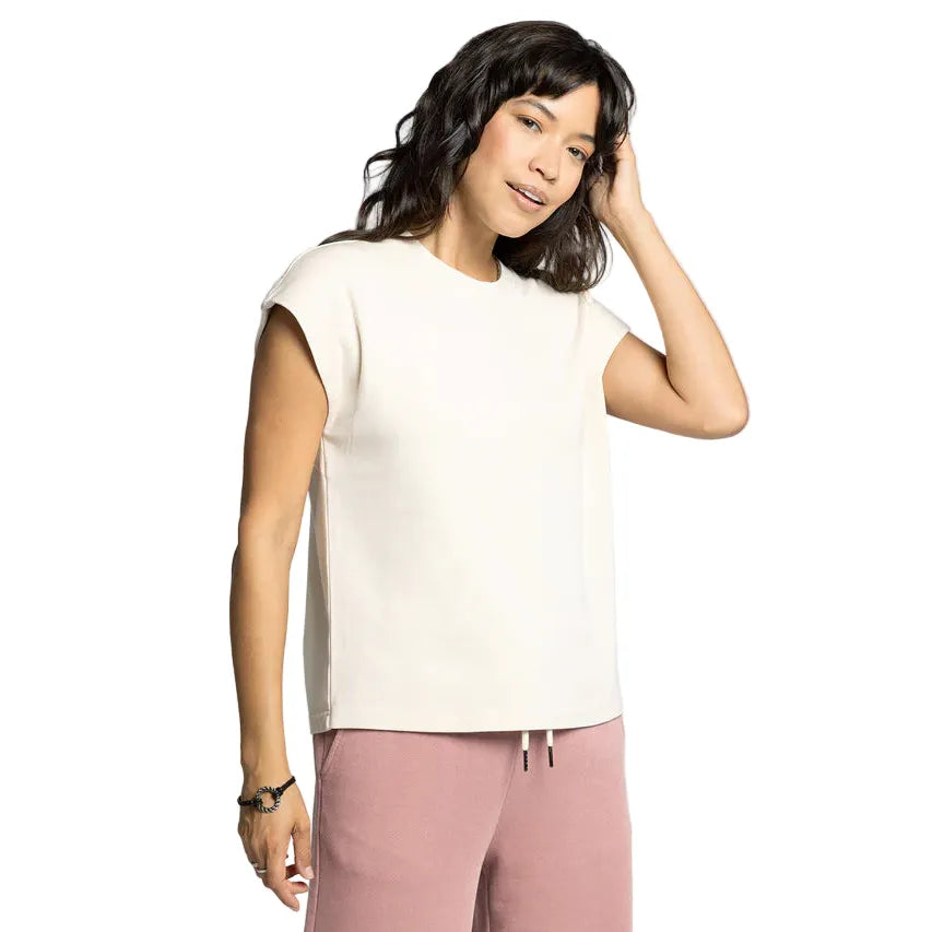 Women's Thread and Supply Bella Tee Off White T4604MBITS
