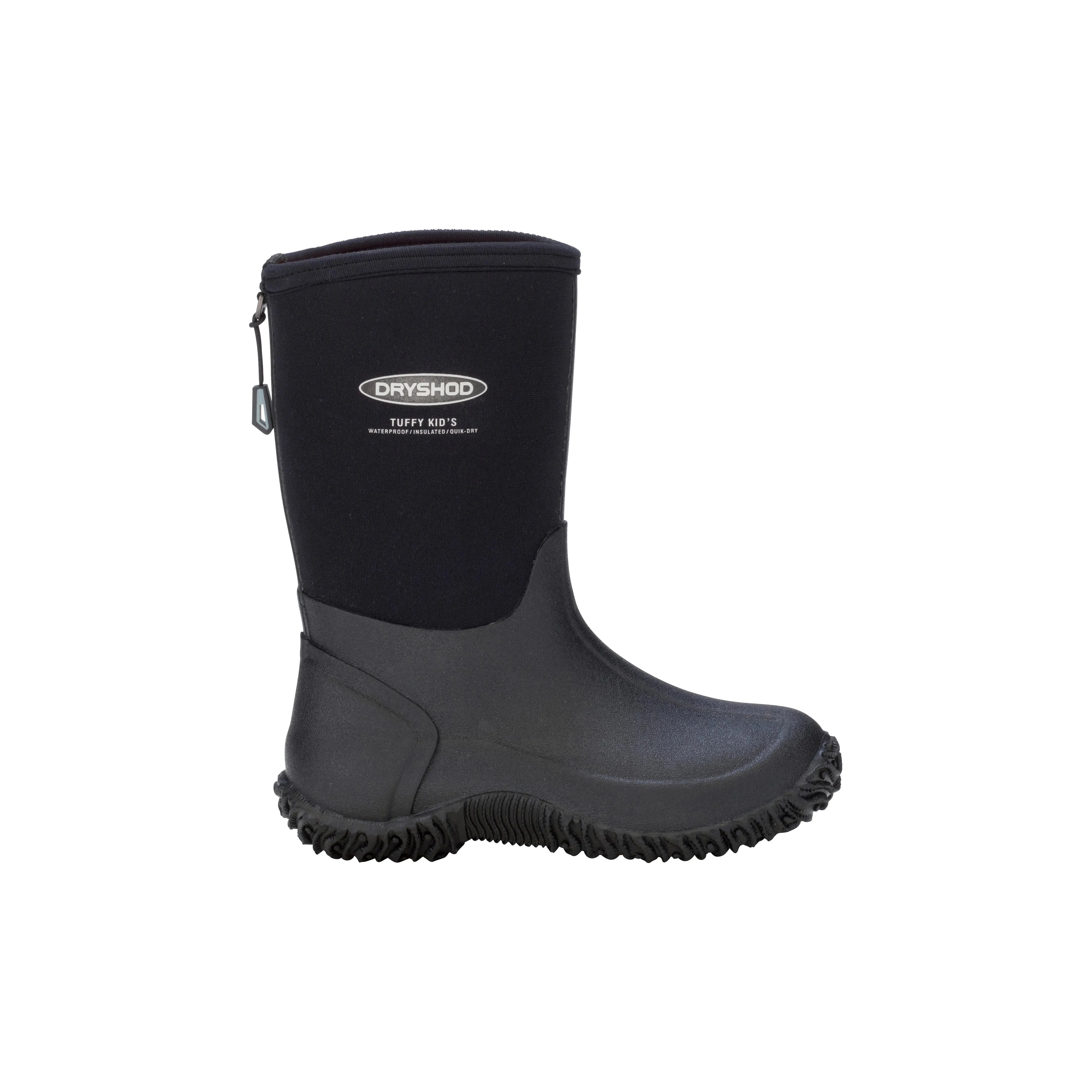 Kid's DryShod Tuffy Sport Boot TUF-KD-BK - Crazy House Western Wear