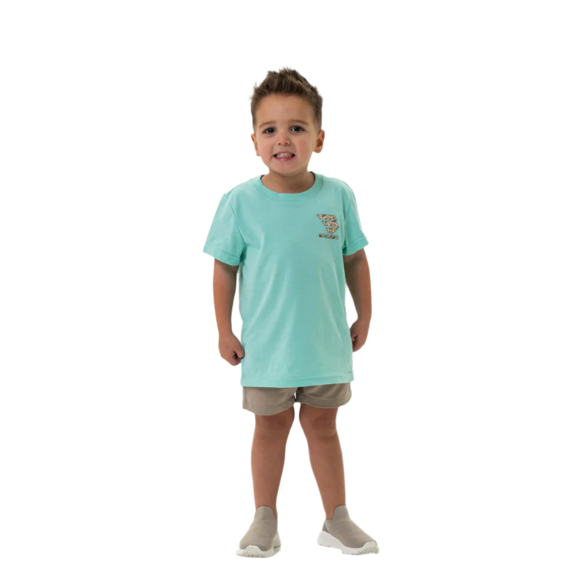 Boy's Burlebo Mallard Camo Dog - Island Reef Shirt Y-MCD-SS-IR - Crazy House Western Wear