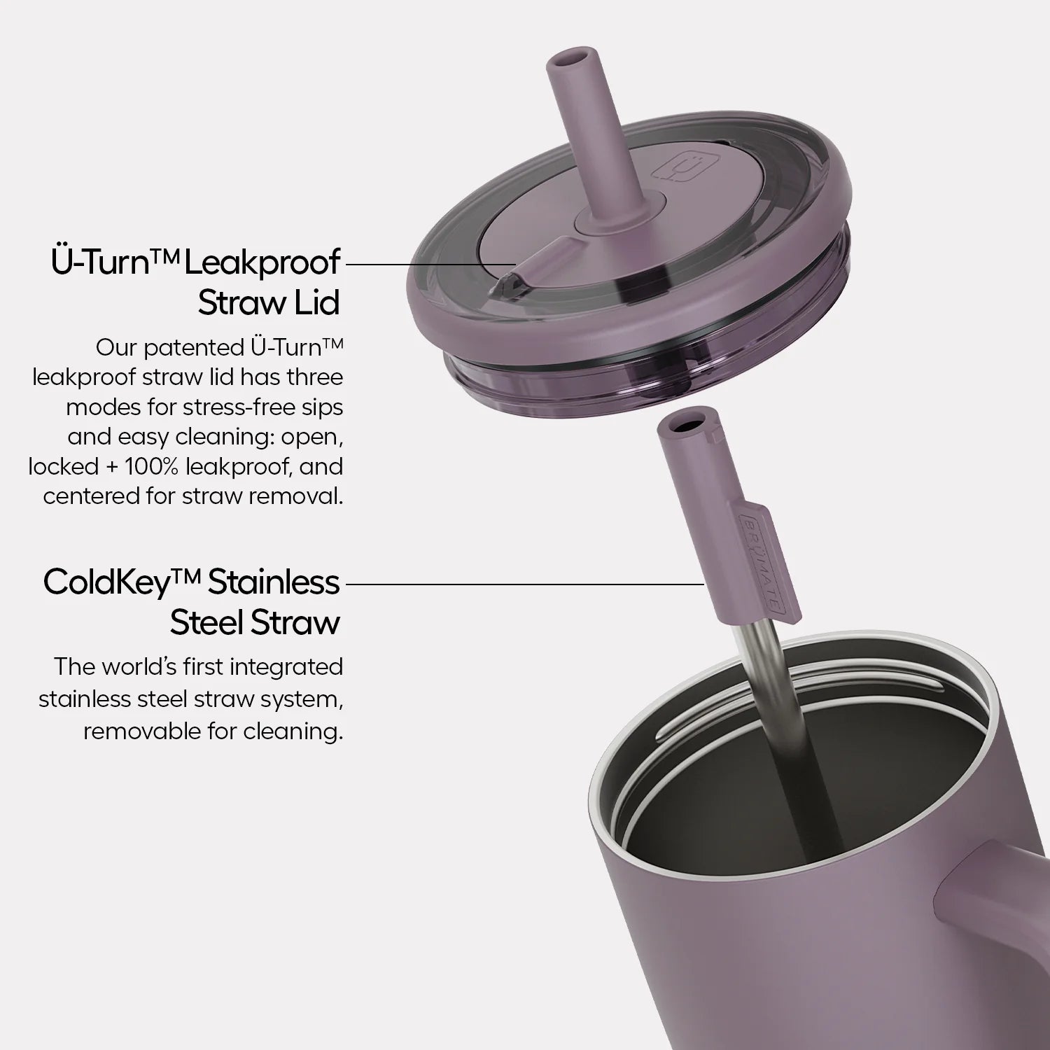 Brumate Era 40oz Cedar Leak Proof Straw Lid Tumbler 