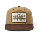 Men's Seager Tan and Brown Herd Trucker Snapback MHSP26HERDBRN