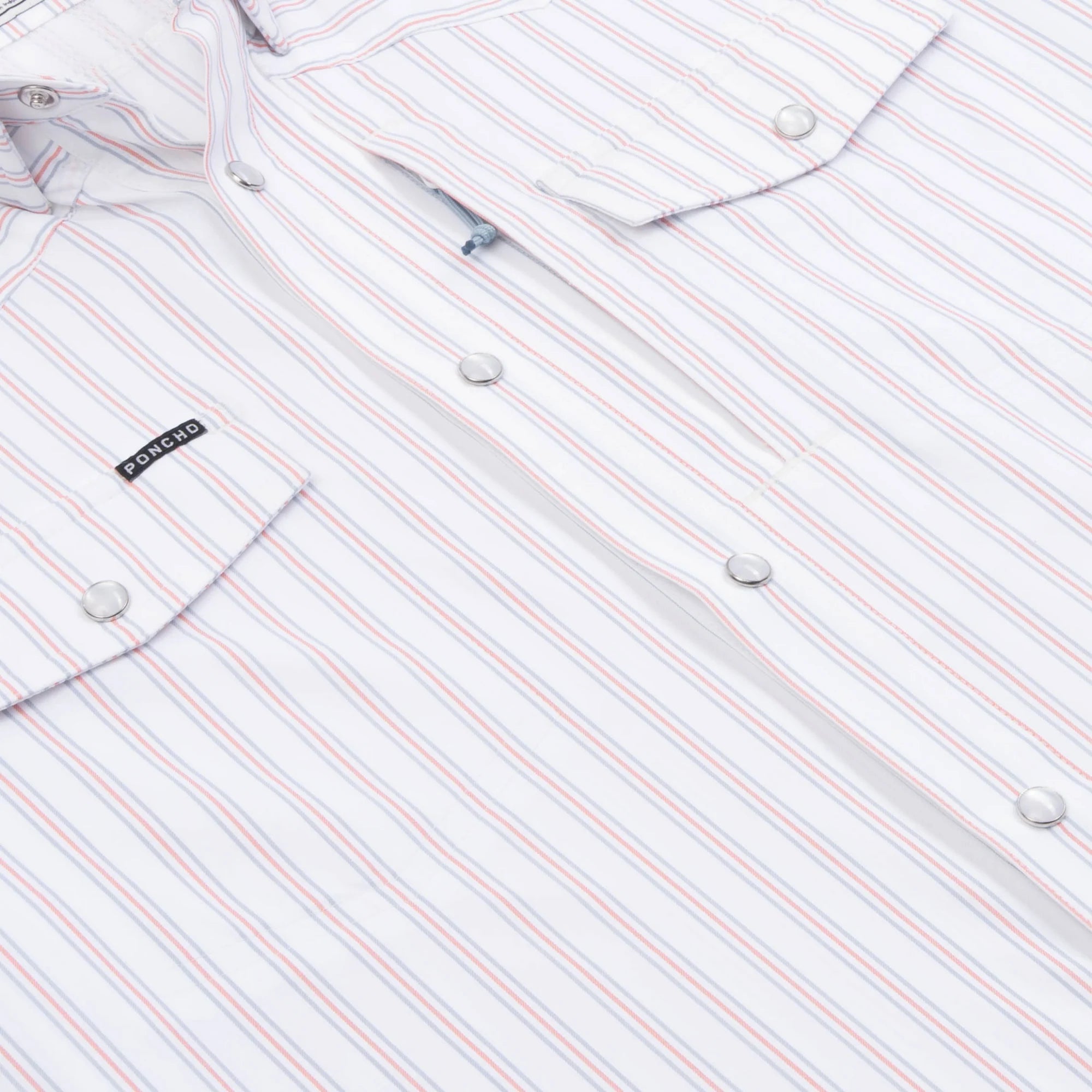 Men's Poncho "The 1776" Long Sleeve Snap Shirt 