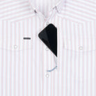 Men's Poncho "The Old Glory" Short Sleeve Snap Shirt 