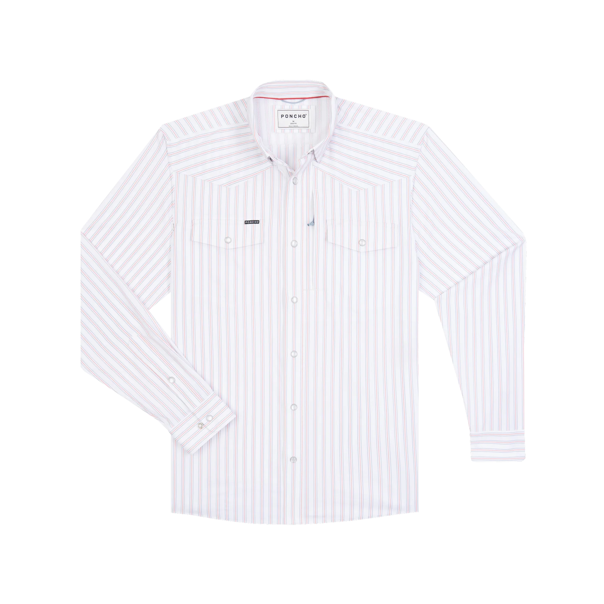 Men's Poncho "The 1776" Long Sleeve Snap Shirt 