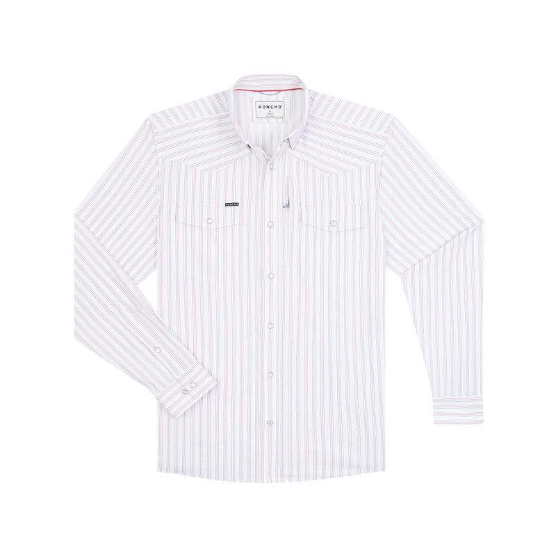 Men's Poncho "The 1776" Long Sleeve Snap Shirt 