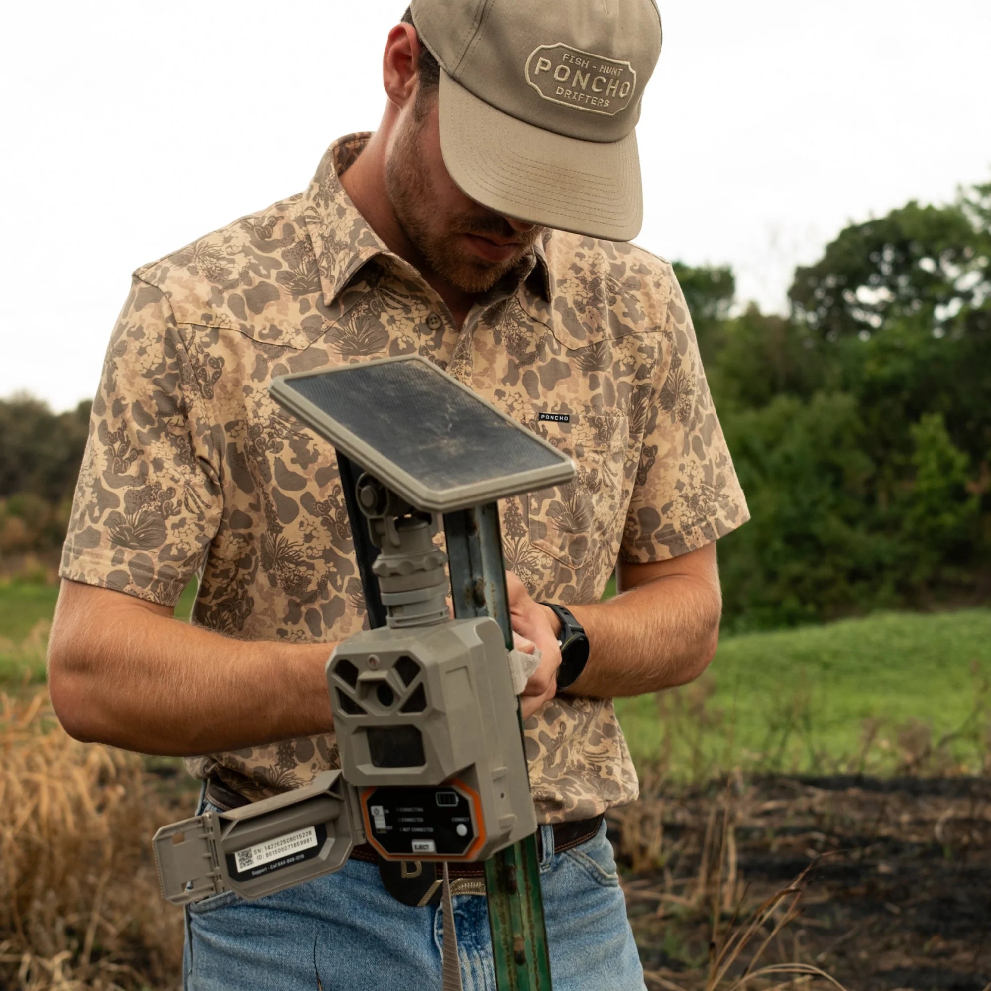 Poncho Men's "The Armadillo" Short Sleeve Polo 
