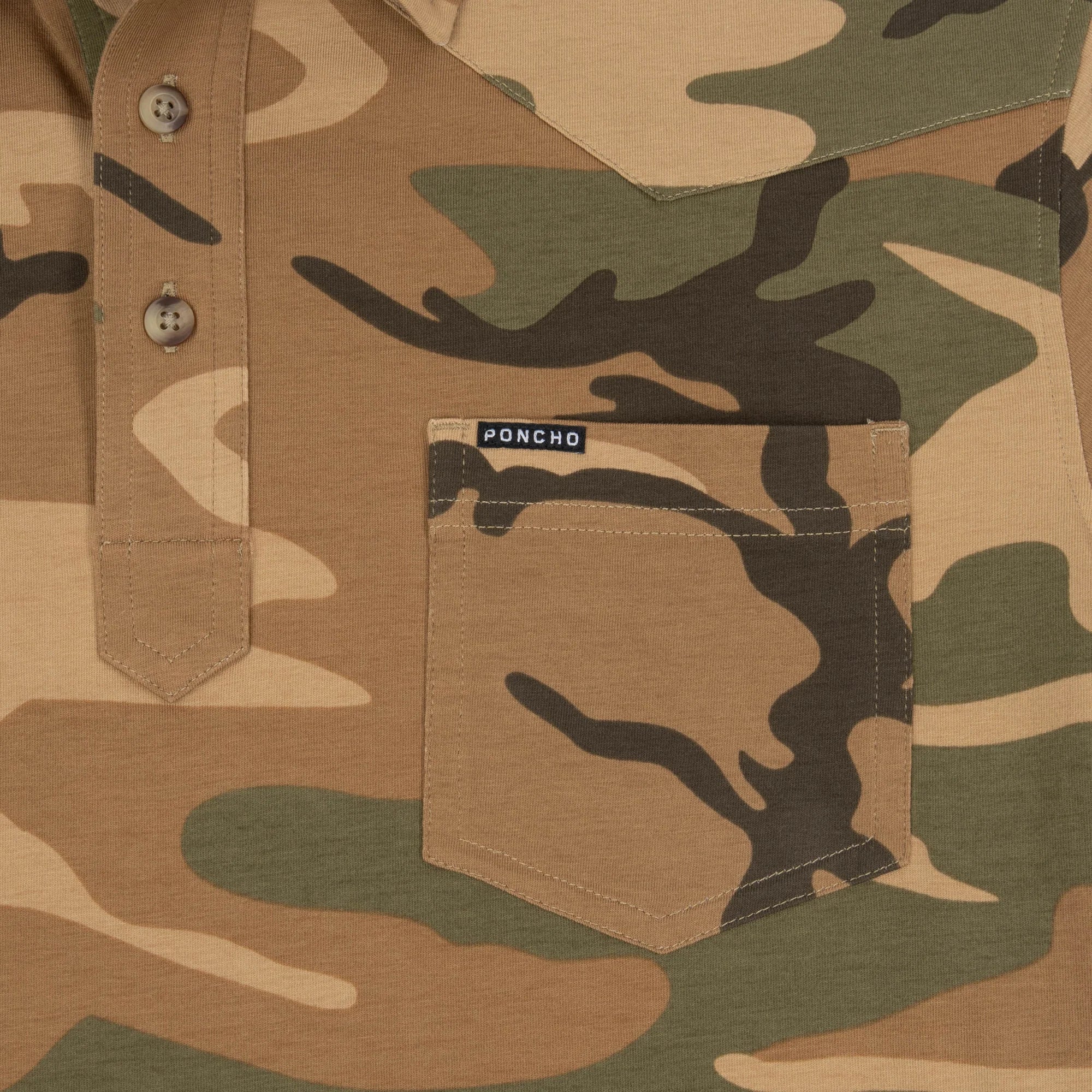 Poncho Men's "The Bird Bag" Short Sleeve Polo