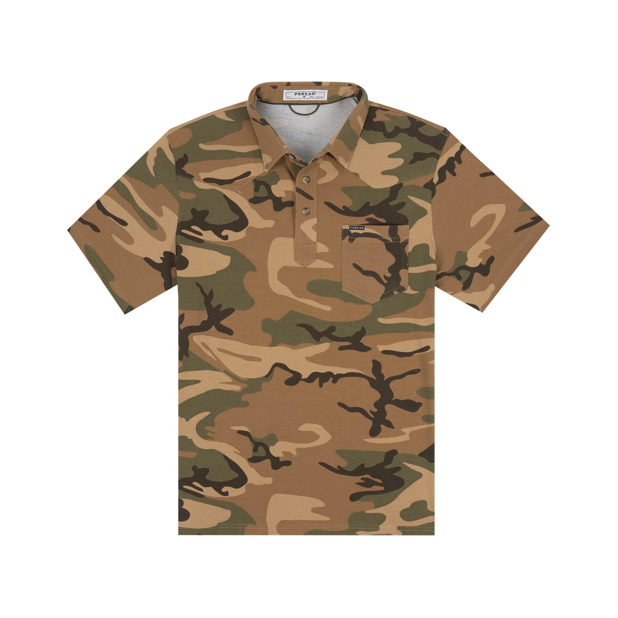 Poncho Men's "The Bird Bag" Short Sleeve Polo
