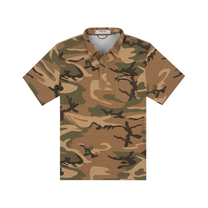 Poncho Men's "The Bird Bag" Short Sleeve Polo