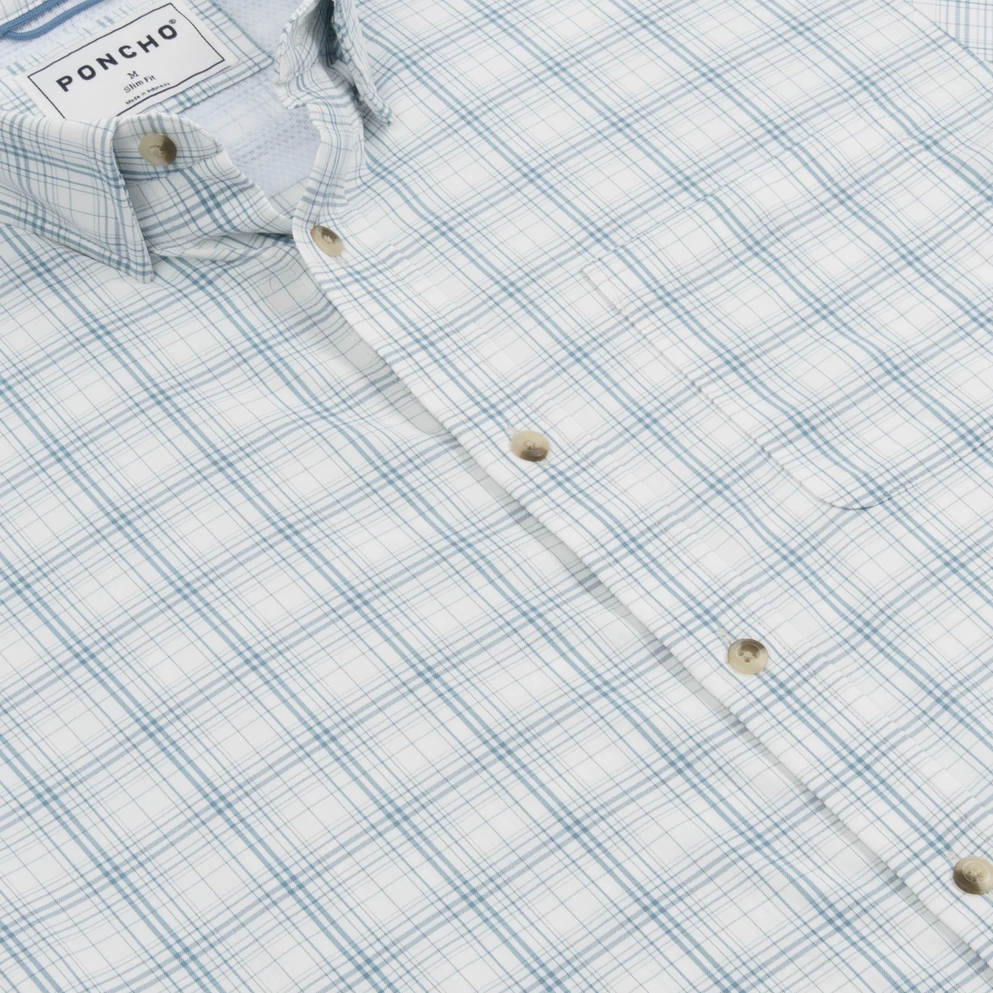 Men's Poncho Short Sleeve "The Bow To The King" Button Up Shirt 