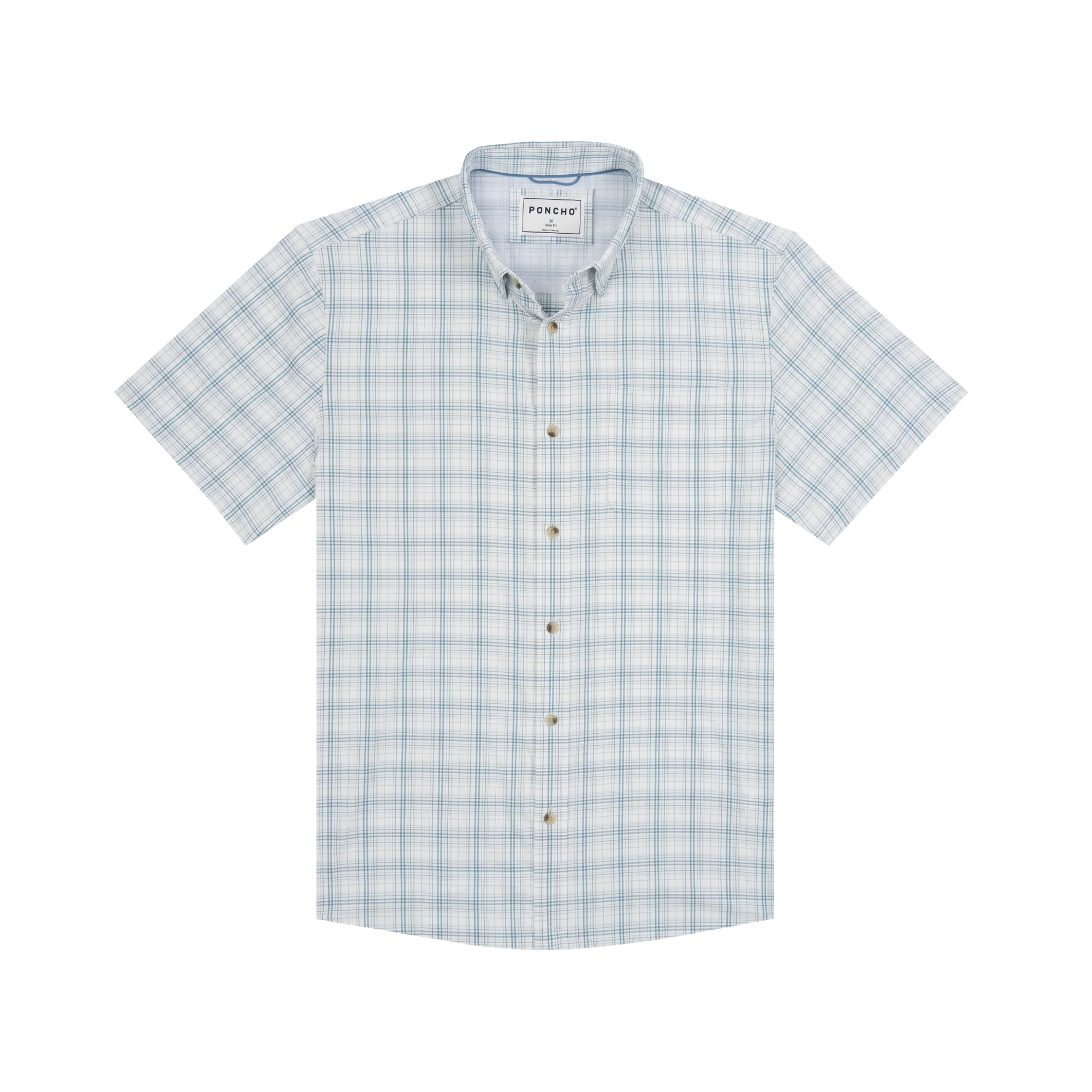 Men's Poncho Short Sleeve "The Bow To The King" Button Up Shirt 