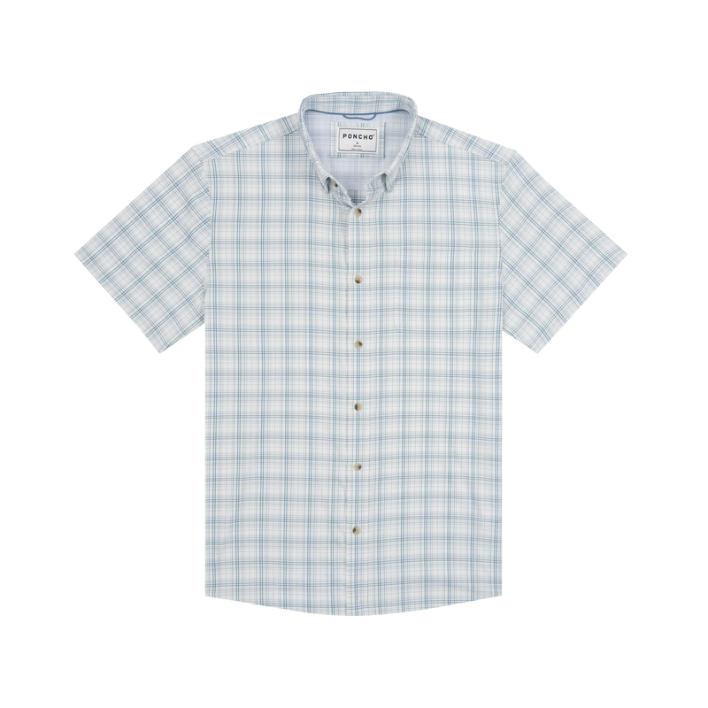 Men's Poncho Short Sleeve "The Bow To The King" Button Up Shirt 