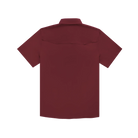 Poncho Men's Maroon "The College Station" Button Up Shirt 