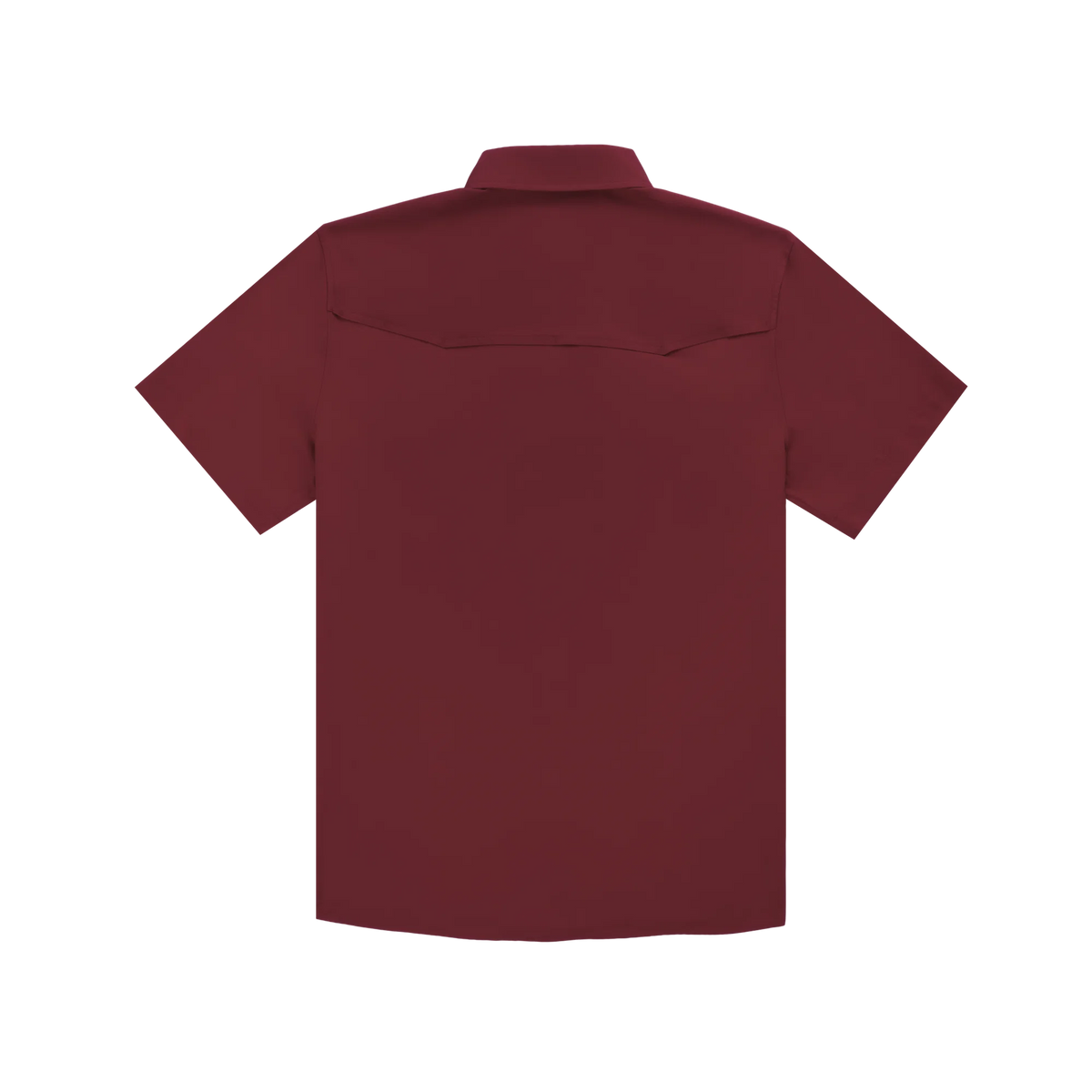 Poncho Men's Maroon "The College Station" Button Up Shirt 