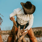 Men's Poncho The Crockett Long Sleeve Snap Shirt 