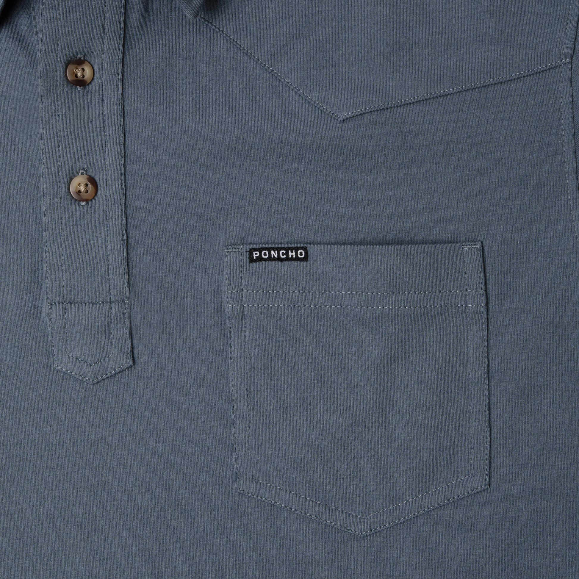 Men's Poncho "The Dinner Bell" Short Sleeve Polo 