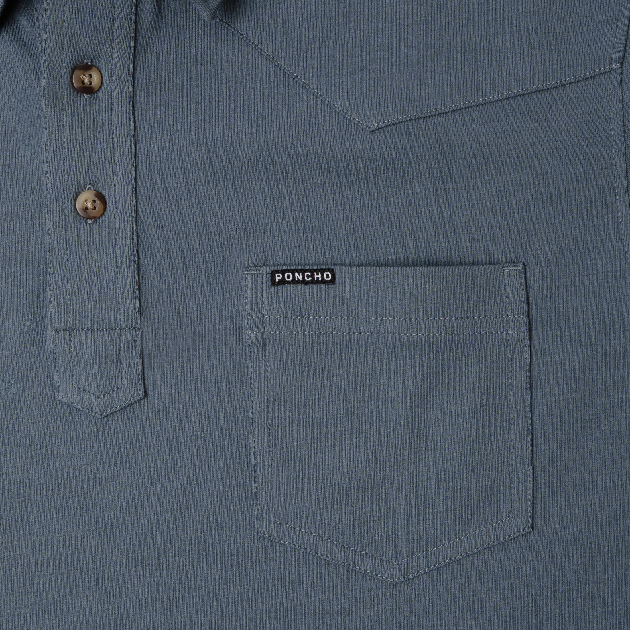 Men's Poncho "The Dinner Bell" Short Sleeve Polo 