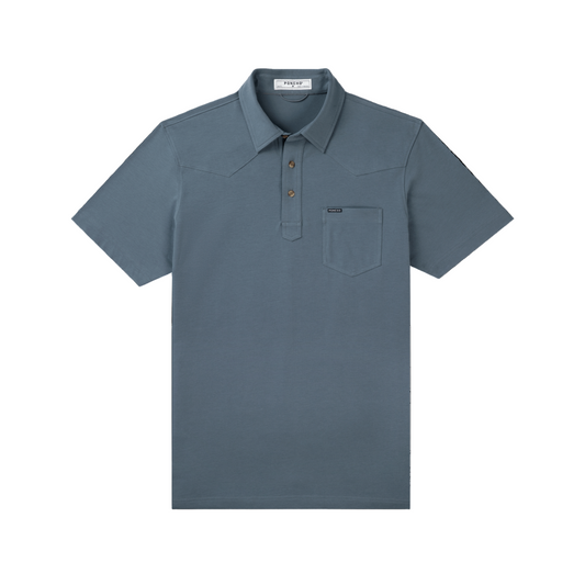 Men's Poncho "The Dinner Bell" Short Sleeve Polo 