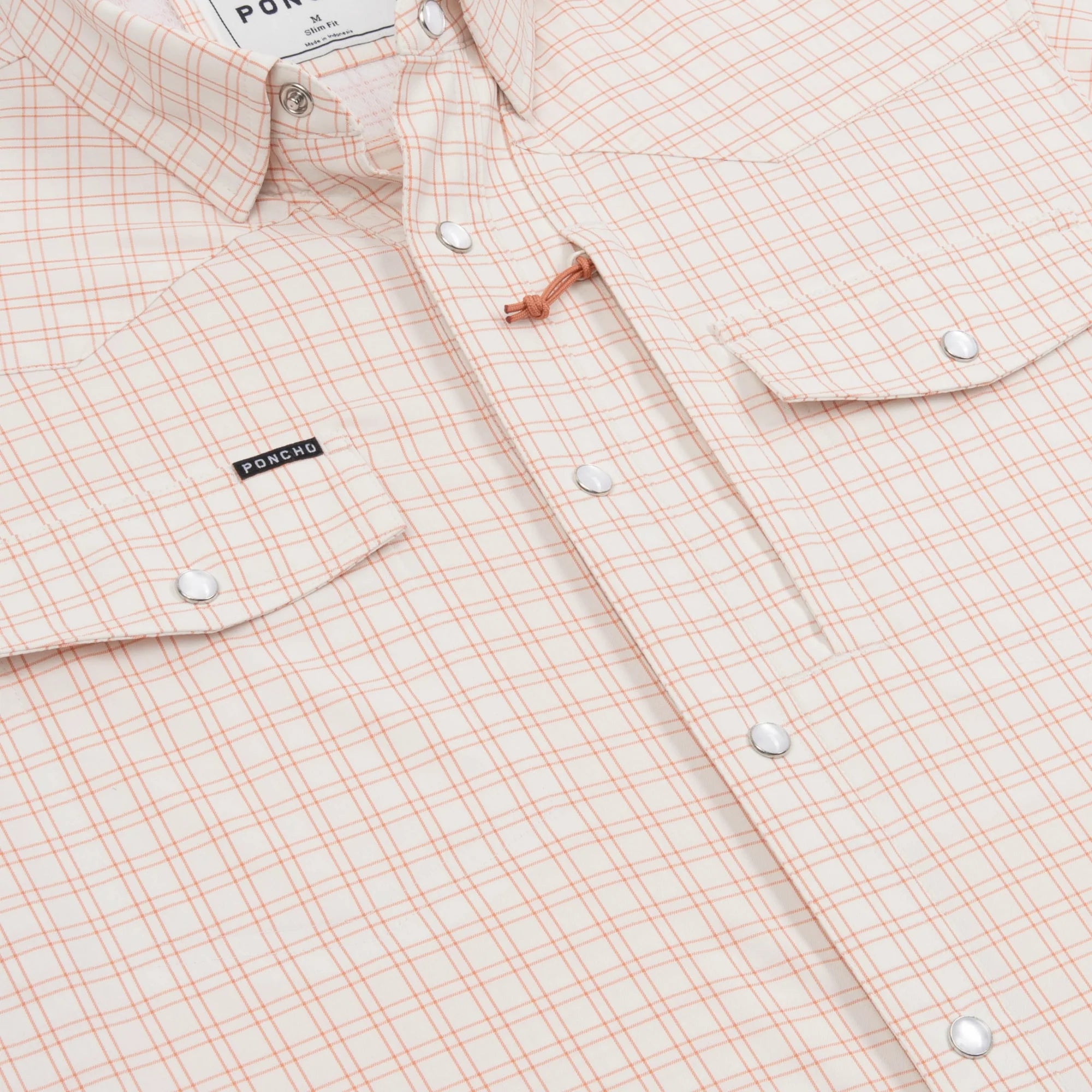 Men's Poncho Short Sleeve "The Etouffee" Button Up Shirt 