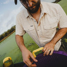 Men's Poncho Short Sleeve "The Etouffee" Button Up Shirt 
