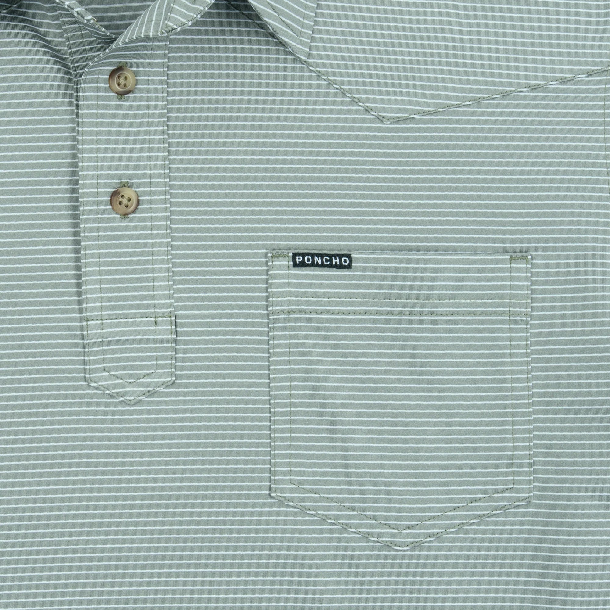 Men's Poncho "The Farm To Market" Short Sleeve Polo