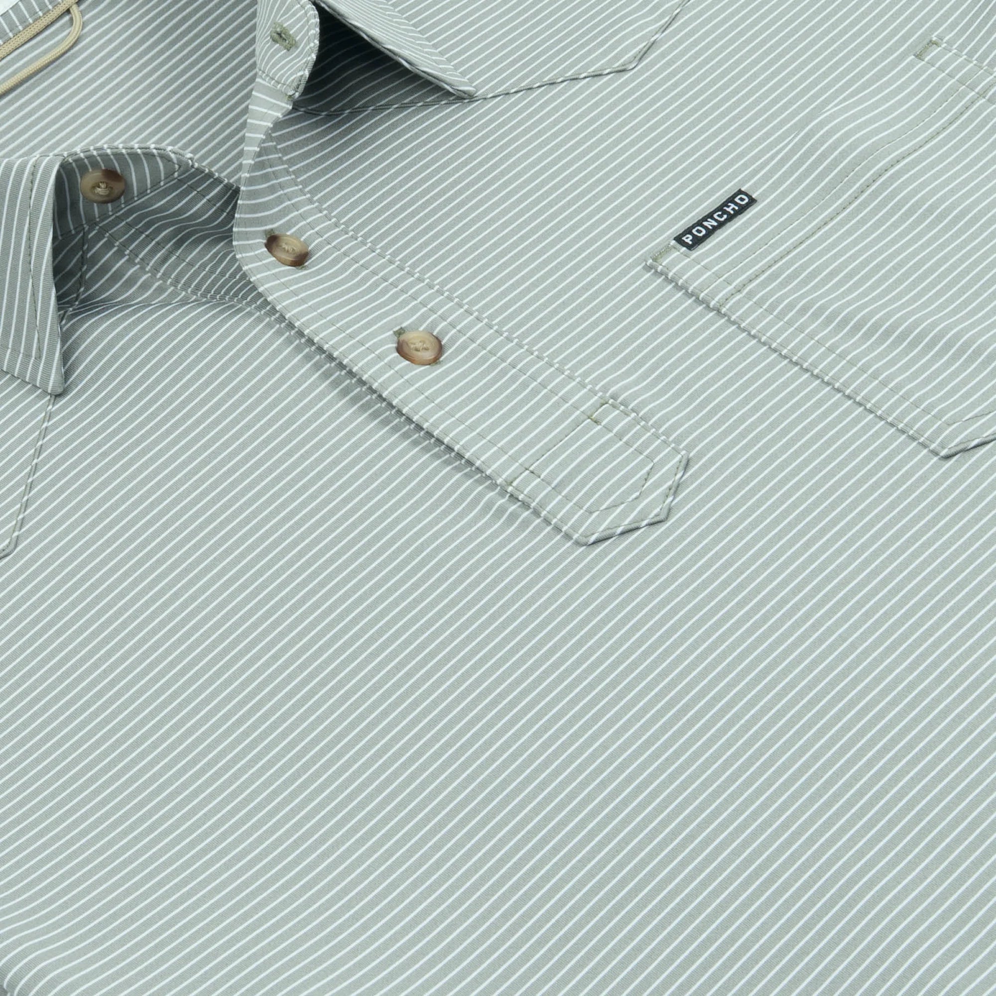 Men's Poncho "The Farm To Market" Short Sleeve Polo