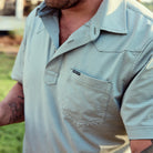 Men's Poncho "The Farm To Market" Short Sleeve Polo