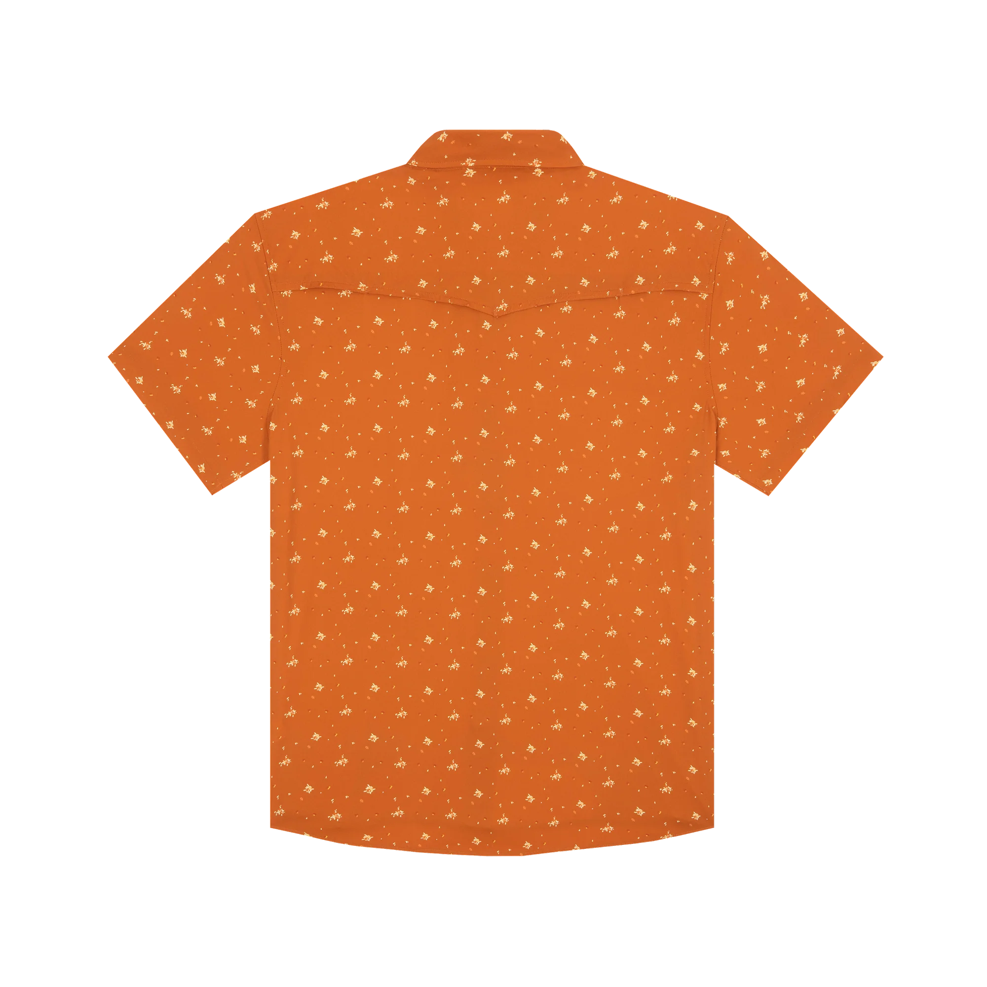 Men's Poncho "The Fourth and Five" Short Sleeve Snap Shirt 