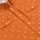 Men's Poncho "The Fourth and Five" Short Sleeve Snap Shirt 
