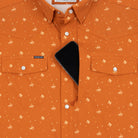 Men's Poncho "The Fourth and Five" Short Sleeve Snap Shirt 