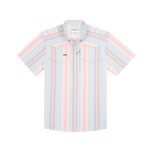 Men's Poncho "The Home Sweet Home" Striped Pearl Snap Shirt 