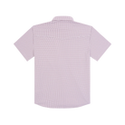 Poncho Men's Maroon Microcheck "The Howdy" Pearl Snap Shirt 