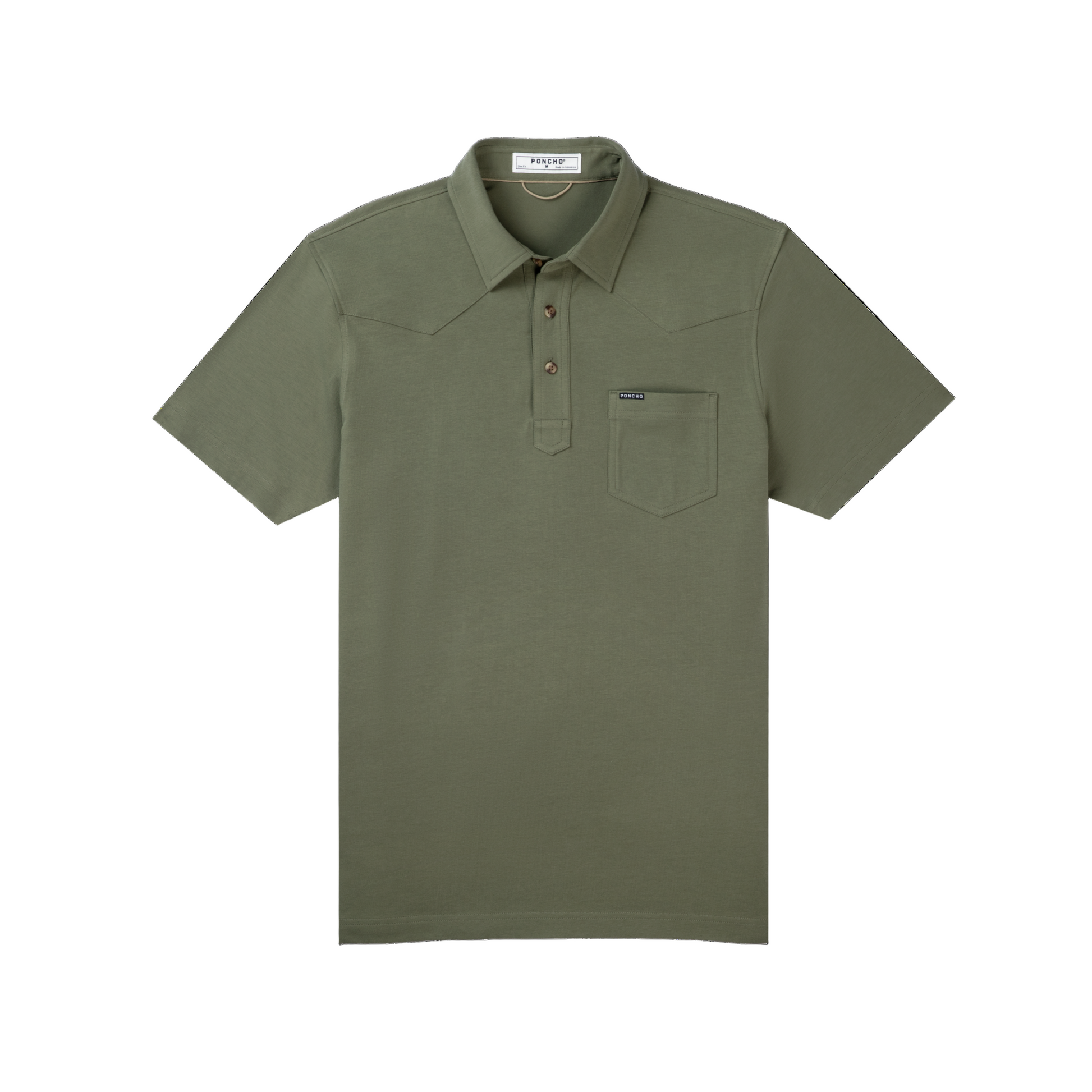 Men's Poncho "The Jalapeno Cream Cheese" Short Sleeve Polo 