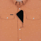 Men's Poncho Short Sleeve "The Joshua Tree" Pearl Snap Shirt 