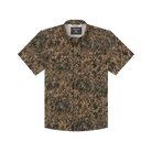 Poncho Men's The Layout Blind Short Sleeve Button Up Shirt 