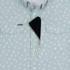 Men's Poncho Long Sleeve "The St.Helens" Pearl Snap Shirt 