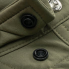 Poncho Men's Short Sleeve The Sabine Moss Green Snap Shirt