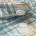 Poncho Men's Brown and Green Plaid "The Sandbar" Pearl Snap Shirt 