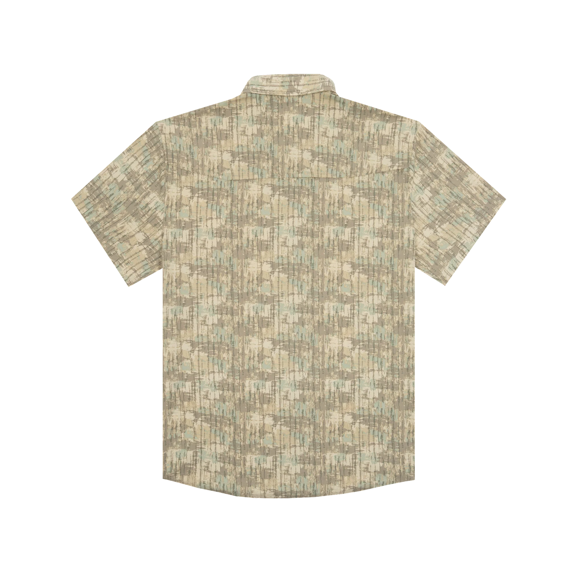 Men's Poncho Short Sleeve "The Swamp Donkey" Button Up Shirt 