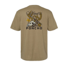 Poncho Men's Short Sleeve Tan Buck T-shirt 