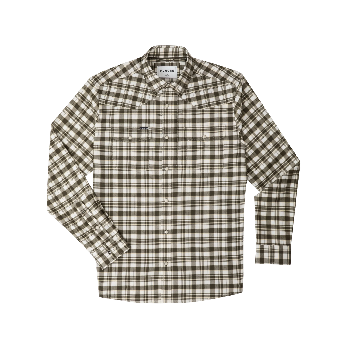 Men's Poncho "The Boone" Long Sleeve Snap Up Shirt
