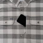 Men's Poncho The Cape Buffalo Plaid Long Sleeve Shirt 